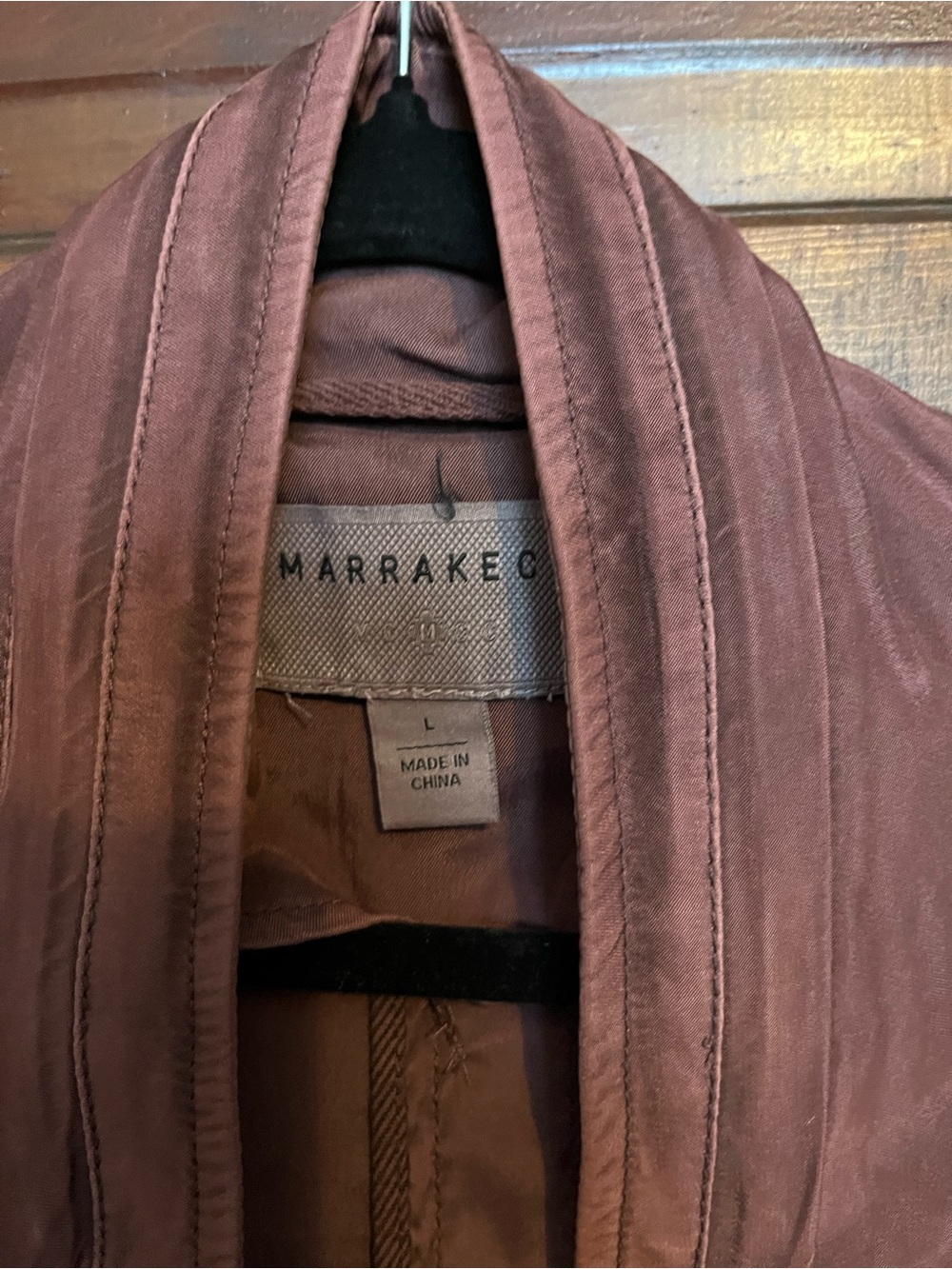 Marrakech Brick Red/ Rust Utility Jacket - Zip Front - Picture 8 of 12